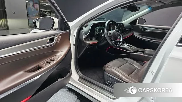Hyundai The New Grandeur IG Hybrid 2021 Белый из Кореи, фото 2