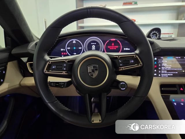 Porsche Taycan 2025 Небесно-голубой из Кореи, фото 2