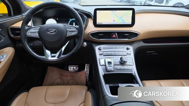 Hyundai The New Santa Fe 2021 Белый из Кореи, фото 2