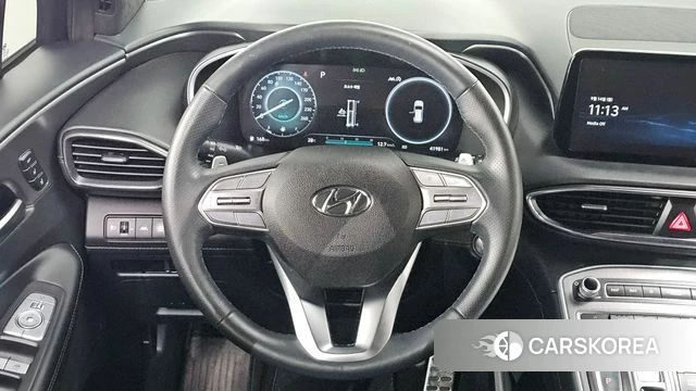 Hyundai The New Santa Fe 2022 Черный из Кореи, фото 2