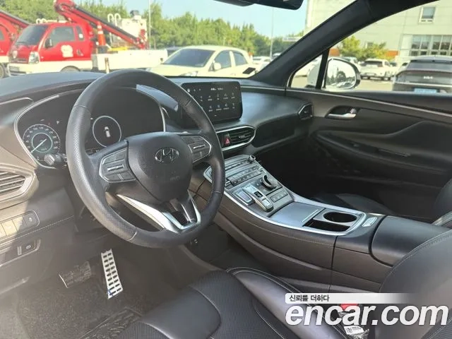 Hyundai The New Santa Fe 2023 Черный из Кореи, фото 2