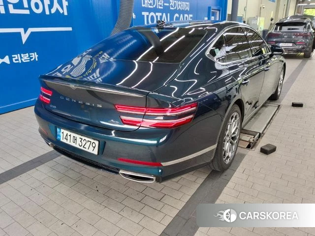 Genesis G80 (RG3) 2022 Синий из Кореи, фото 2