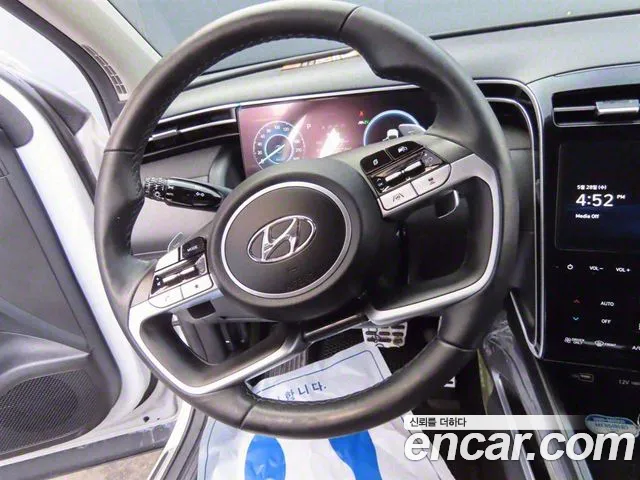 Hyundai The New Tucson Hybrid (NX4) 2023 Белый из Кореи, фото 2