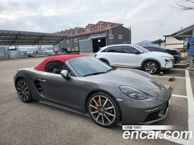 Porsche 718 Boxster 2020 Серебристо-серый из Кореи, фото 2