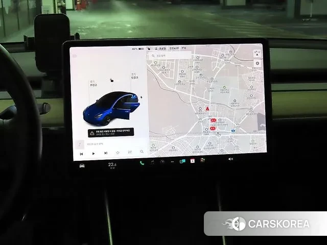 Tesla Model 3 2020 Синий из Кореи, фото 2