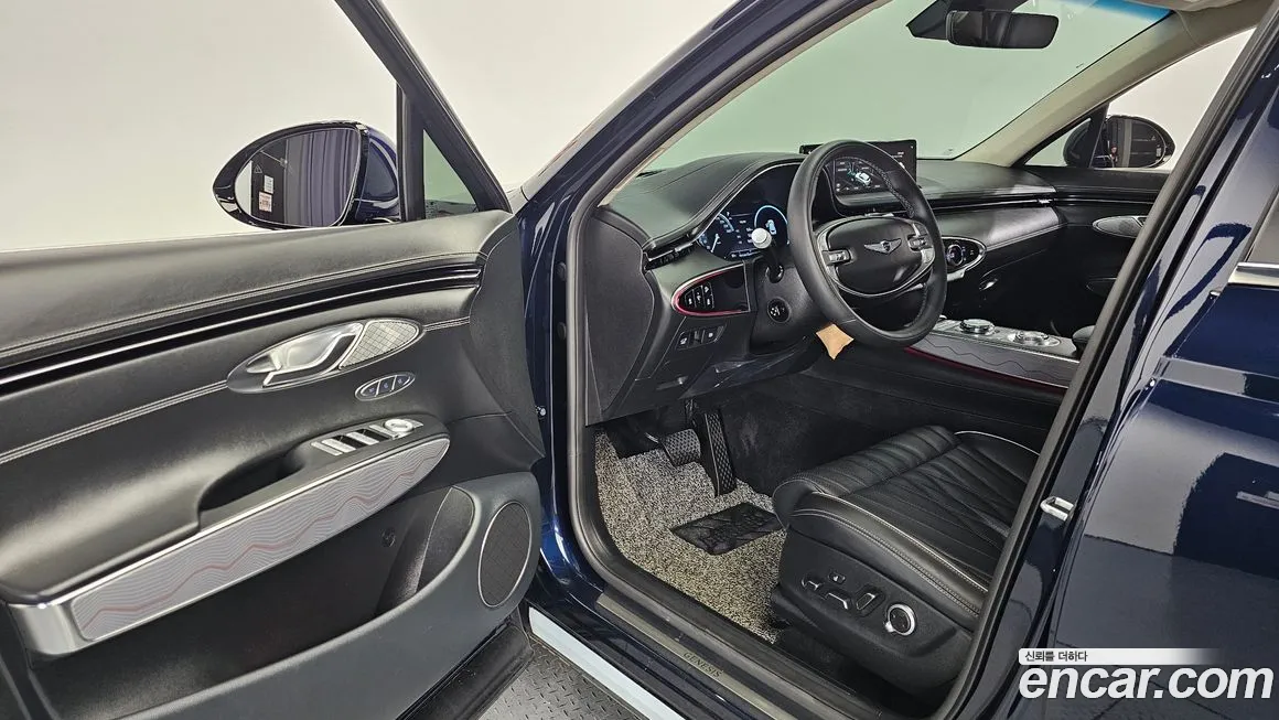 Genesis GV70 2021 Синий из Кореи, фото 2