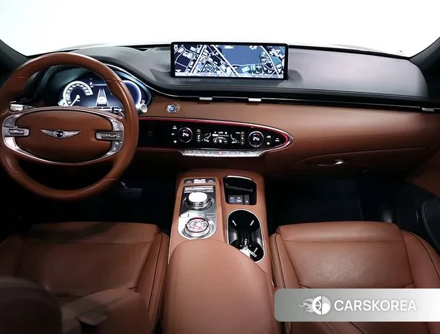 Genesis GV70 2021 Синий из Кореи, фото 2