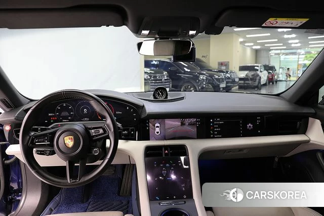 Porsche Taycan 2021 Синий из Кореи, фото 2