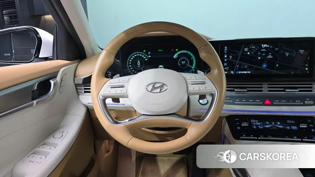 Hyundai The New Grandeur IG Hybrid 2020 Белый из Кореи, фото 2