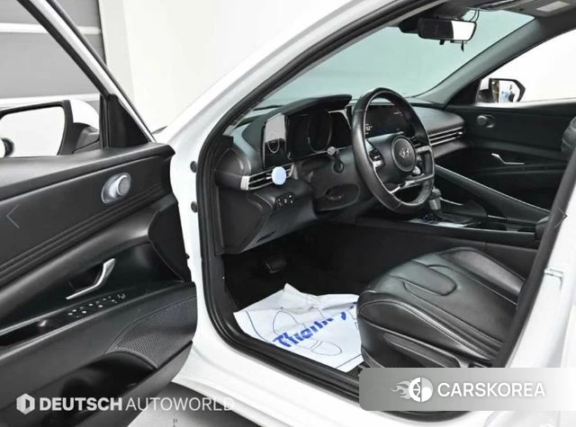 Hyundai Avante Hybrid (CN7) 2022 Белый из Кореи, фото 2