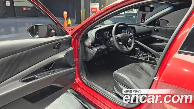 Hyundai The New Avante (CN7) 2024 Красный из Кореи, фото 2