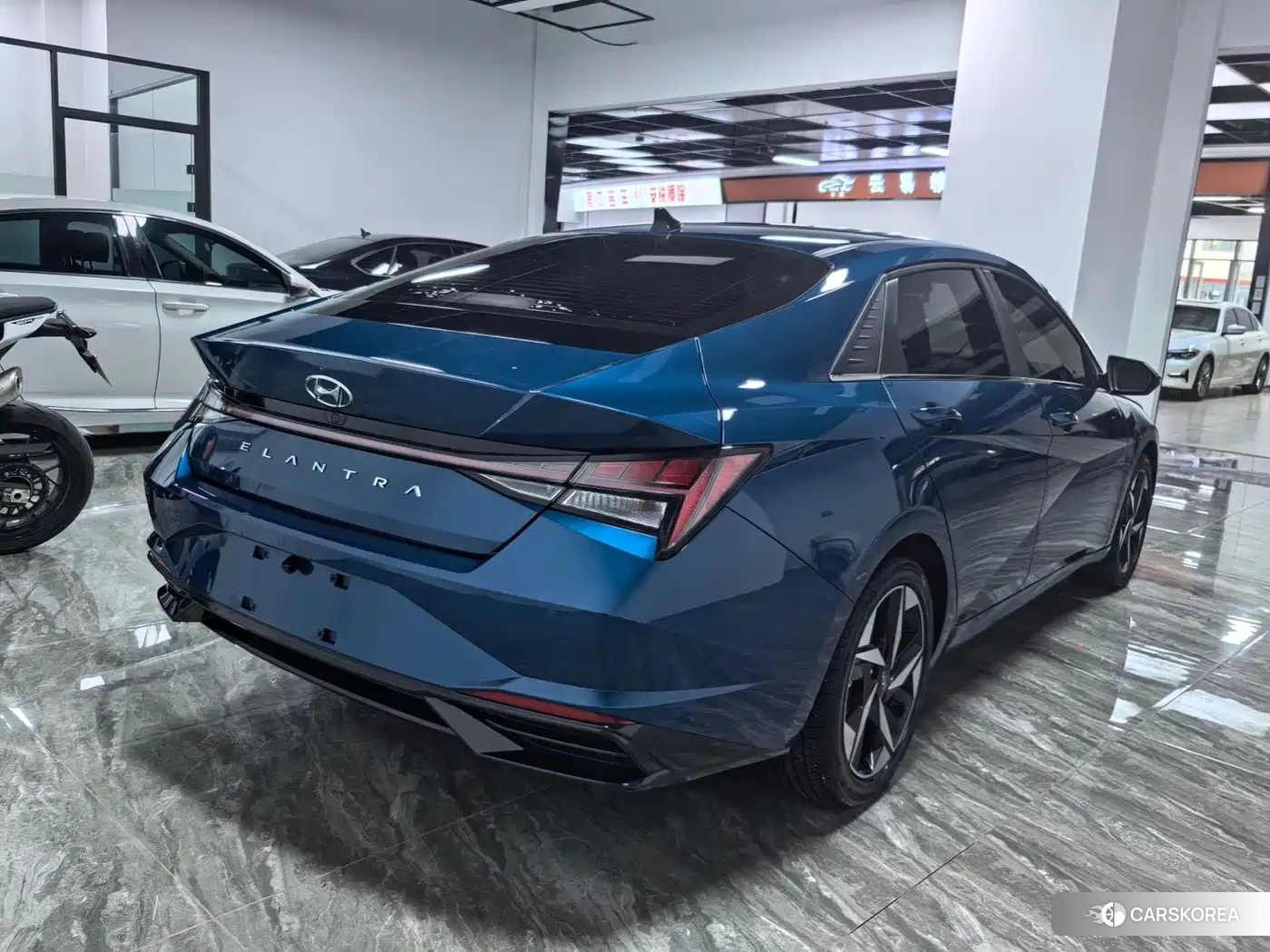 Hyundai Elantra 2021 Синий из Китая, фото 2
