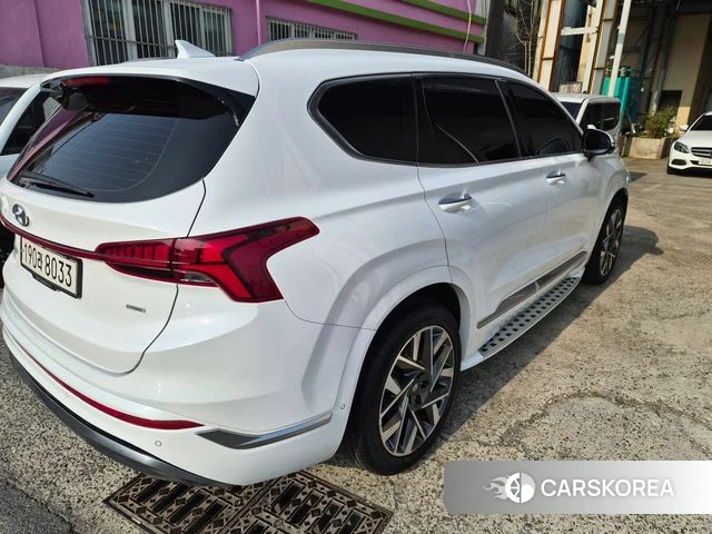 Hyundai The New Santa Fe 2021 Белый из Кореи, фото 2