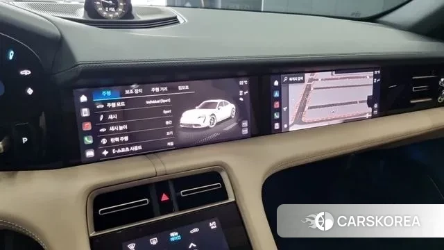 Porsche Taycan 2022 Небесно-голубой из Кореи, фото 2