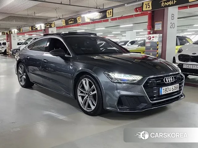 Audi A7 (4K) 2020 Серый из Кореи, фото 2