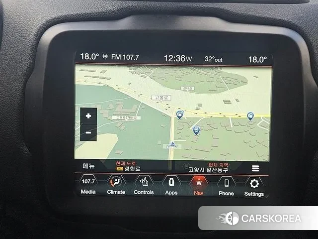 Jeep Renegade 2022 Белый из Кореи, фото 2