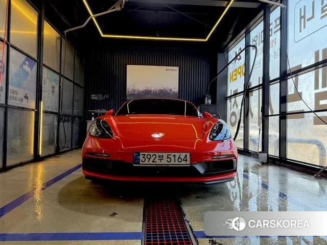 Porsche 718 Boxster 2021 Красный из Кореи, фото 2