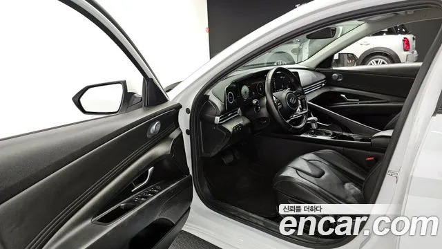 Hyundai Avante Hybrid (CN7) 2020 Белый из Кореи, фото 2