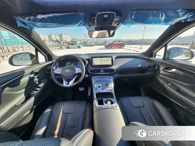 Hyundai The New Santa Fe 2021 Белый из Кореи, фото 2