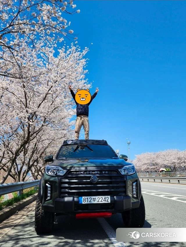 Ssangyong The New Rexton Sports Cannes 2022 Светло-зеленый из Кореи, фото 2
