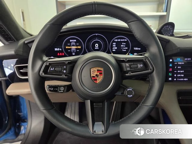 Porsche Taycan 2024 Синий из Кореи, фото 2