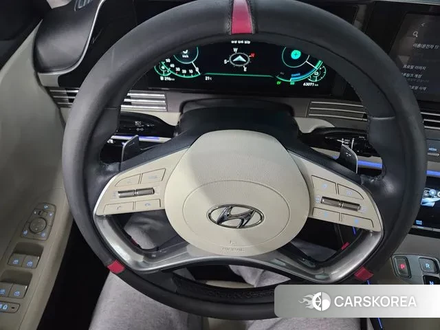 Hyundai The New Grandeur IG Hybrid 2021 Белый из Кореи, фото 2