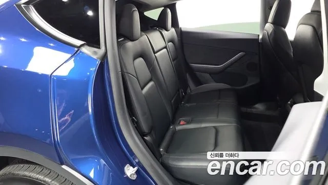 Tesla Model Y 2022 Синий из Кореи, фото 2