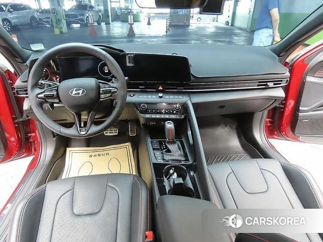 Hyundai The New Avante Hybrid (CN7) 2025 Красный из Кореи, фото 2