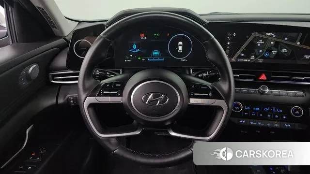 Hyundai Avante Hybrid (CN7) 2020 Серебристо-серый из Кореи, фото 2