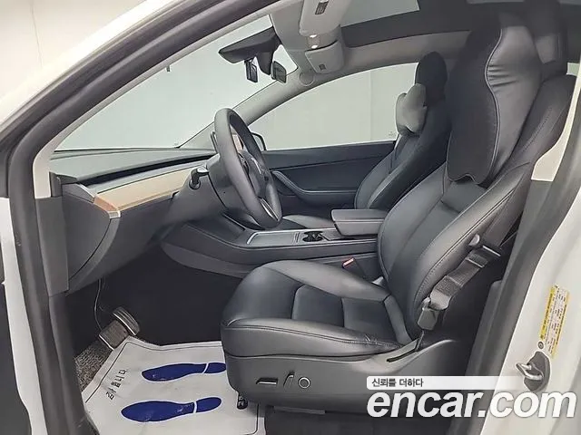 Tesla Model Y 2021 Белый из Кореи, фото 2