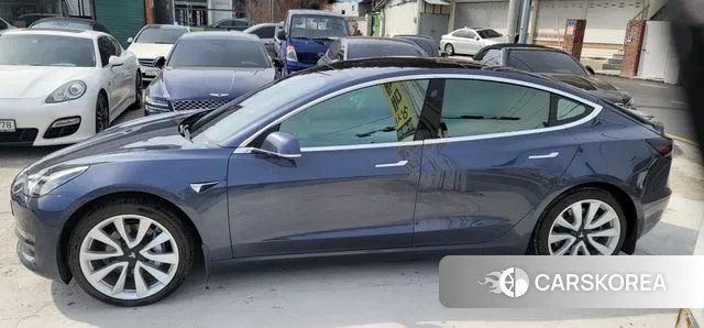 Tesla Model 3 2020 Серый из Кореи, фото 2