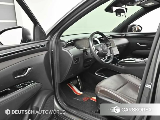 Hyundai Tucson Hybrid (NX4) 2021 Серый из Кореи, фото 2