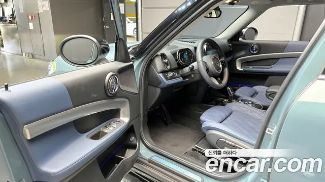 Mini Cooper S Countryman 2022 Небесно-голубой из Кореи, фото 2