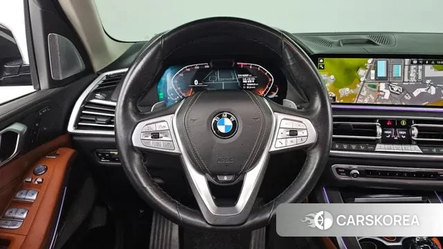 BMW X7 (G07) 2021 Черный из Кореи, фото 2