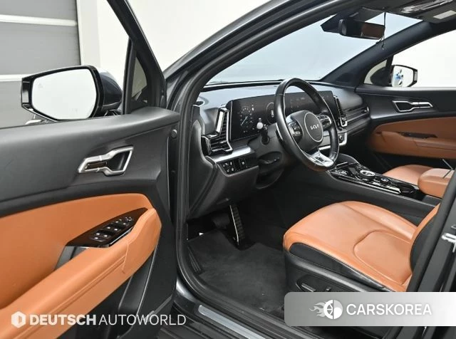 Kia Sportage 5th Generation Hybrid 2021 Серебристо-серый из Кореи, фото 2