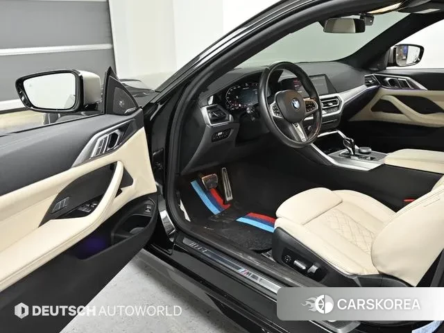 BMW 4 Series (G22) 2021 Черный из Кореи, фото 2