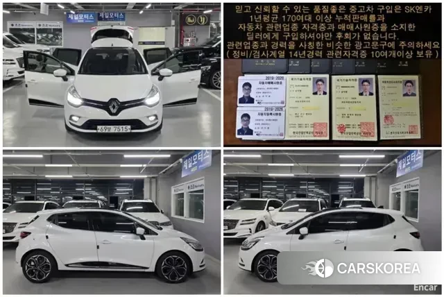 Renault Korea (Samsung) Clio 2019 Белый из Кореи, фото 2