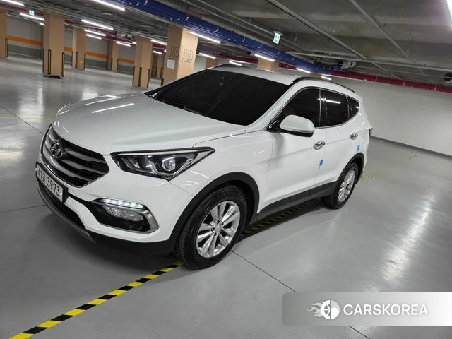 Hyundai Santa Fe The Prime 2018 Белый из Кореи, фото 2