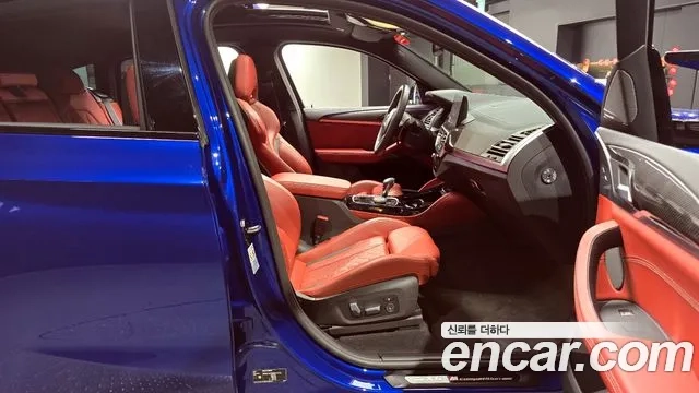 BMW X4M (G02) 2023 Синий из Кореи, фото 2