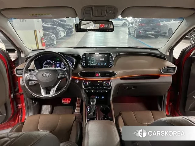 Hyundai Santa Fe TM 2019 Красный из Кореи, фото 2