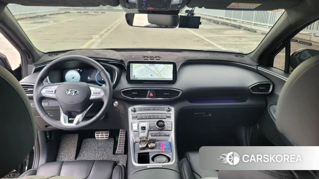 Hyundai The New Santa Fe 2023 Черный из Кореи, фото 2