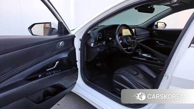 Hyundai Avante Hybrid (CN7) 2020 Белый из Кореи, фото 2