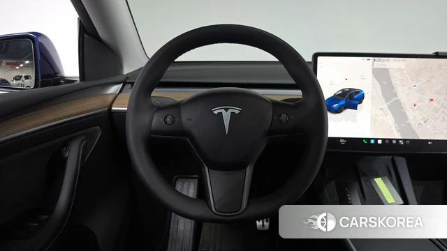 Tesla Model Y 2023 Синий из Кореи, фото 2