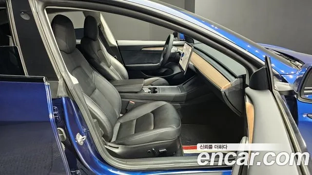 Tesla Model 3 2021 Синий из Кореи, фото 2