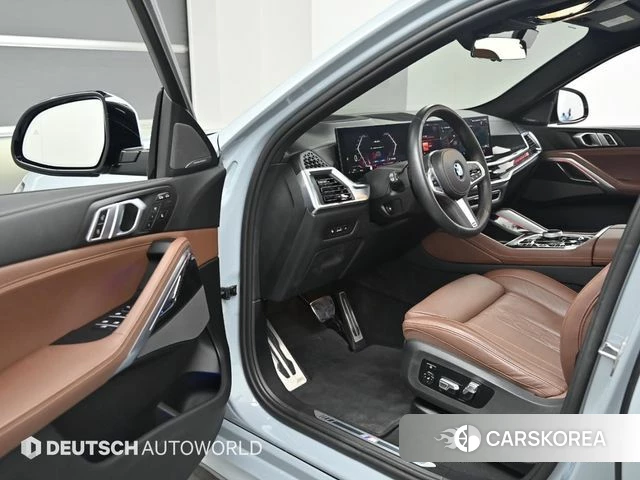 BMW X6 (G06) 2024 Небесно-голубой из Кореи, фото 2