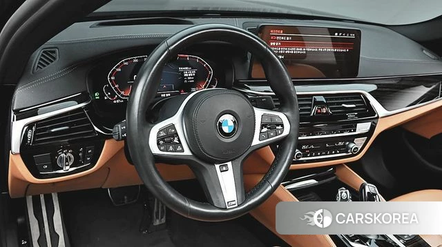 BMW 5 Series (G30) 2021 Синий из Кореи, фото 2