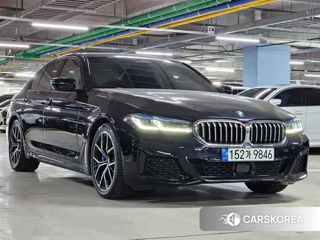 BMW 5 Series (G30) 2023 Синий из Кореи, фото 2