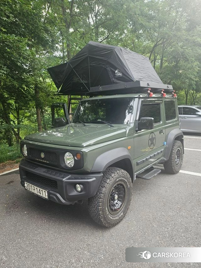 Suzuki Jimny 2021 Темно-зеленый из Кореи, фото 2