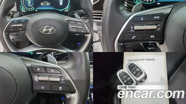 Hyundai The New Grandeur IG Hybrid 2022 Белый из Кореи, фото 2