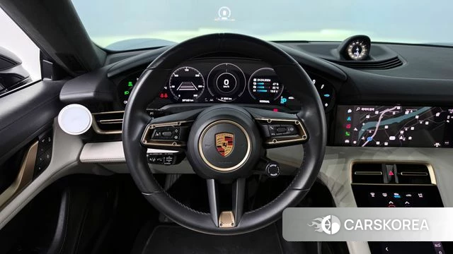 Porsche Taycan 2023 Черный из Кореи, фото 2